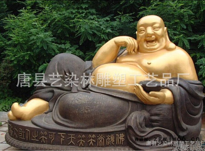雕塑厂家销售**铜雕 佛像雕塑 【弥勒佛像 】庙宇摆件 模具加工 批量优惠图3