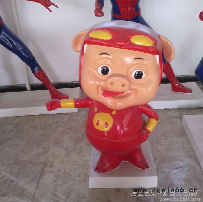 卡通雕塑 玻璃钢卡通人物雕塑摆件 大头儿子 卡通造型娱乐设施模具加工批发图3