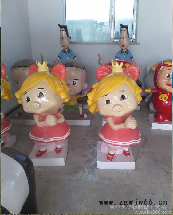 卡通雕塑 玻璃钢卡通人物雕塑摆件 大头儿子 卡通造型娱乐设施模具加工批发图2