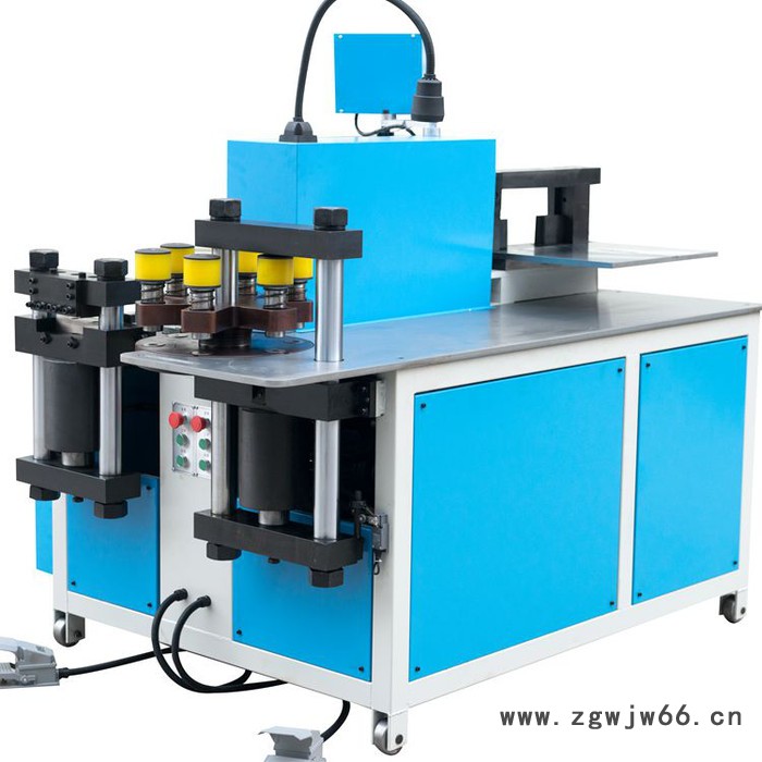 德商数控 ds303-4 四孔铜排折弯机  母线机模具用途 多功能台式母线加工机图5