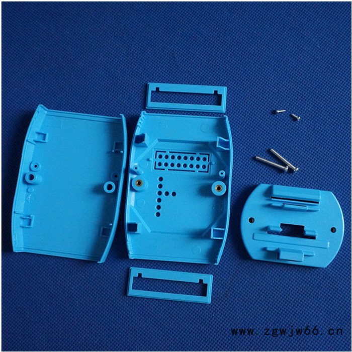 供应亚当模块盒 仪表壳体 导轨式外壳显示屏处16孔100x70x25 采集器外壳 精钢模具壳体 注塑加工 仪器接线盒图7