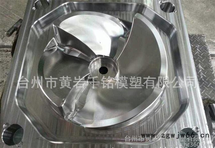 塑料风叶模具 电机风叶模具 模具设计模具加工图2