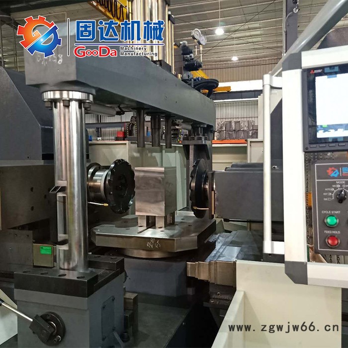 固达TH-800NC模具模胚模架加工中心专用 数控精密型双侧铣床 厂家 广东双头铣铝机图2