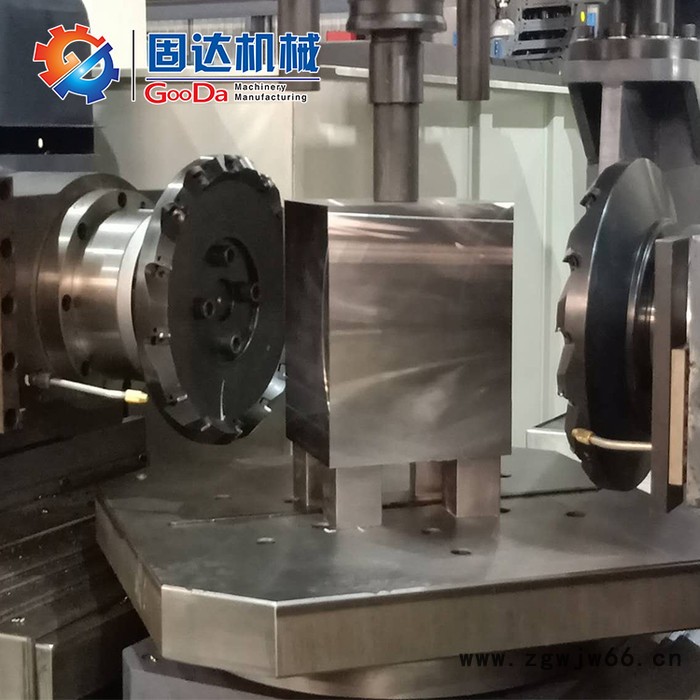 固达TH-800NC模具模胚模架加工中心专用 数控精密型双侧铣床 厂家 广东双头铣铝机图6