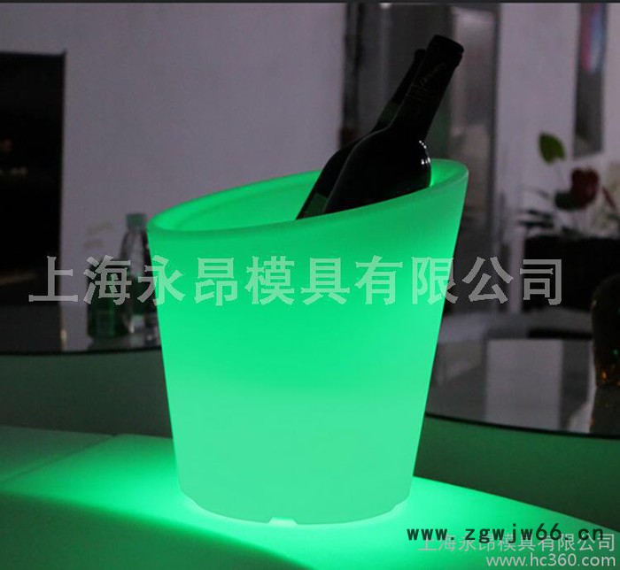 加工定制滚塑发光冰桶模具 滚塑酒吧专用发光冰桶模具 香槟桶定制图2