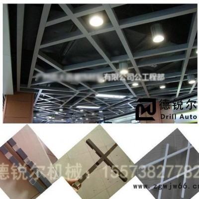 冲孔冲压加工铝型材方管格栅天花吊顶打通孔模具可定做非标模具