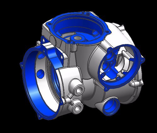 压铸模具加工 互利模具供应 部分回转执行器 多回转执行器阀体图3