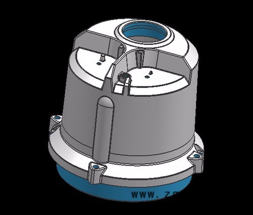 压铸模具加工 互利模具供应 部分回转执行器 多回转执行器阀体图2