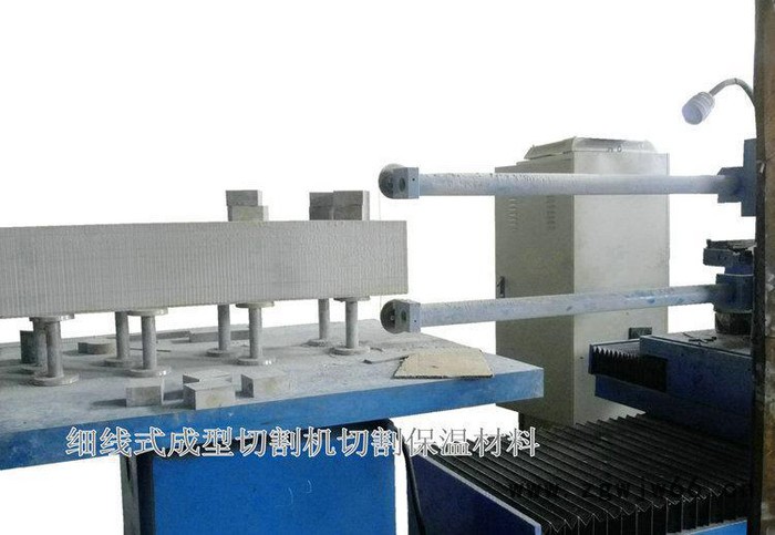 细砂线切割机可以割形状了_定做的切电梯门保温材料的砂线切割机图2