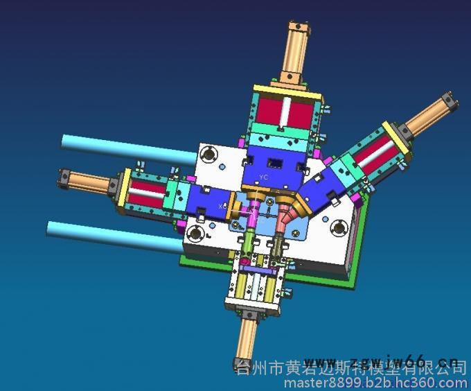 黄岩塑料模具厂提供塑料管件模具加工制造图2
