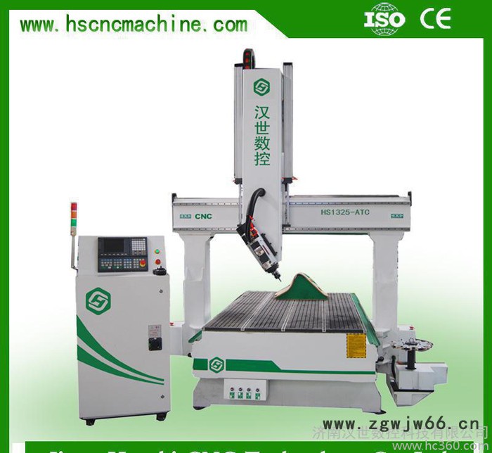 大型四轴模具雕刻机 木工四轴联动自动换刀数控加工中心图3