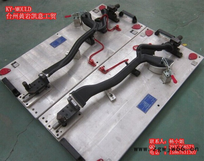 供应设计制造汽车中空通风管吹塑模具 汽车风管吹塑加工，汽车配件模具制造图2