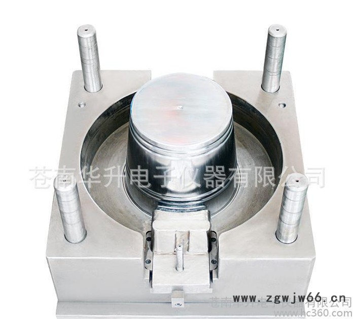 注塑加工0.5L涂料桶模具油漆桶脱料板伴随气顶辅助侧浇口进口2316图3