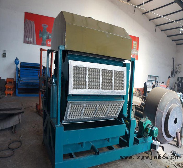 小型蛋托机 纸托机 蛋盒加工设备 更换模具可生产纸浆模塑制品图2