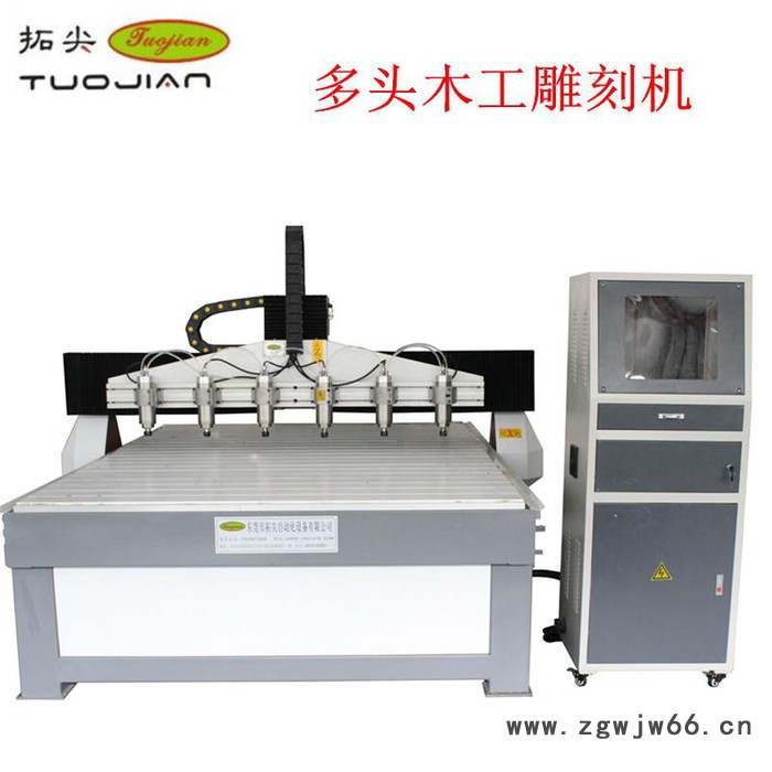 东莞厂家供应多头木工浮雕机 密度板窗花雕刻机 木工雕刻机 木工模具雕刻 实木家具木工加工中心 拓尖精雕图4