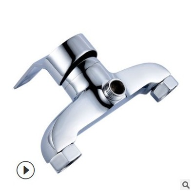 全铜单把双温冷热淋浴水龙头 沐浴龙头套装 带花洒洗澡冲澡套装