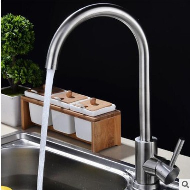 批发304不锈钢水龙头 厨房水龙头冷热混水阀 水槽菜盆龙头供应图3