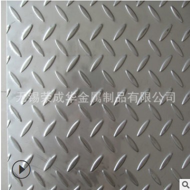 无锡太钢201 304不锈钢花纹板 T型圆点扁豆型不锈钢花纹板定制图2