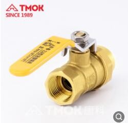 TMOK唐科阀门dn15内螺纹黄铜活接球阀手动长柄4分内丝两片式球阀图3
