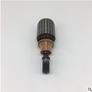 适配电机转系61-8100 or IM3006 12V启动电机转子切割机配件图2