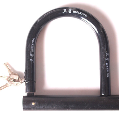 锁具批发电动车U型锁自行车山地车摩托车防盗锁 车行赠品锁图3