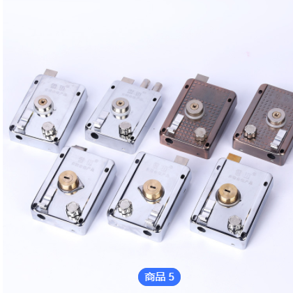 现货供应外装门锁老式门锁铁门锁大门锁储藏室门锁不锈钢外装门锁图2