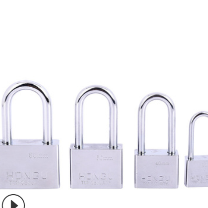 挂锁 不锈钢挂锁 仓库户外大门锁叶片锁方锁不锈钢门柜锁批发图3