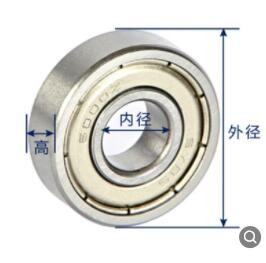 乾普嘉厂家销售深沟球轴承高转速 低噪音692ZZ-699ZZ微型轴承图2