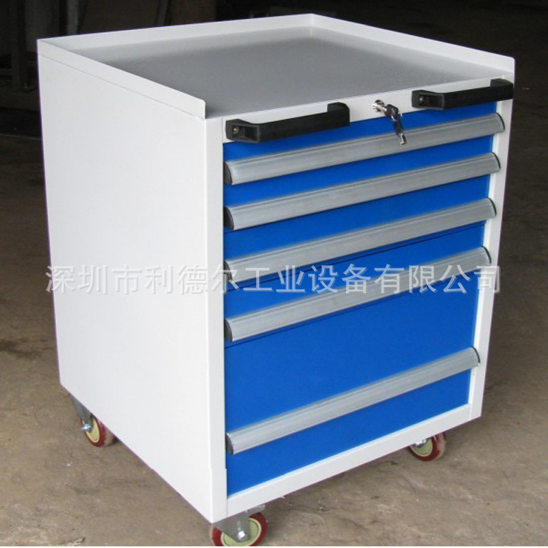 五抽移动工具柜-H852-W566-D640mm-【1680