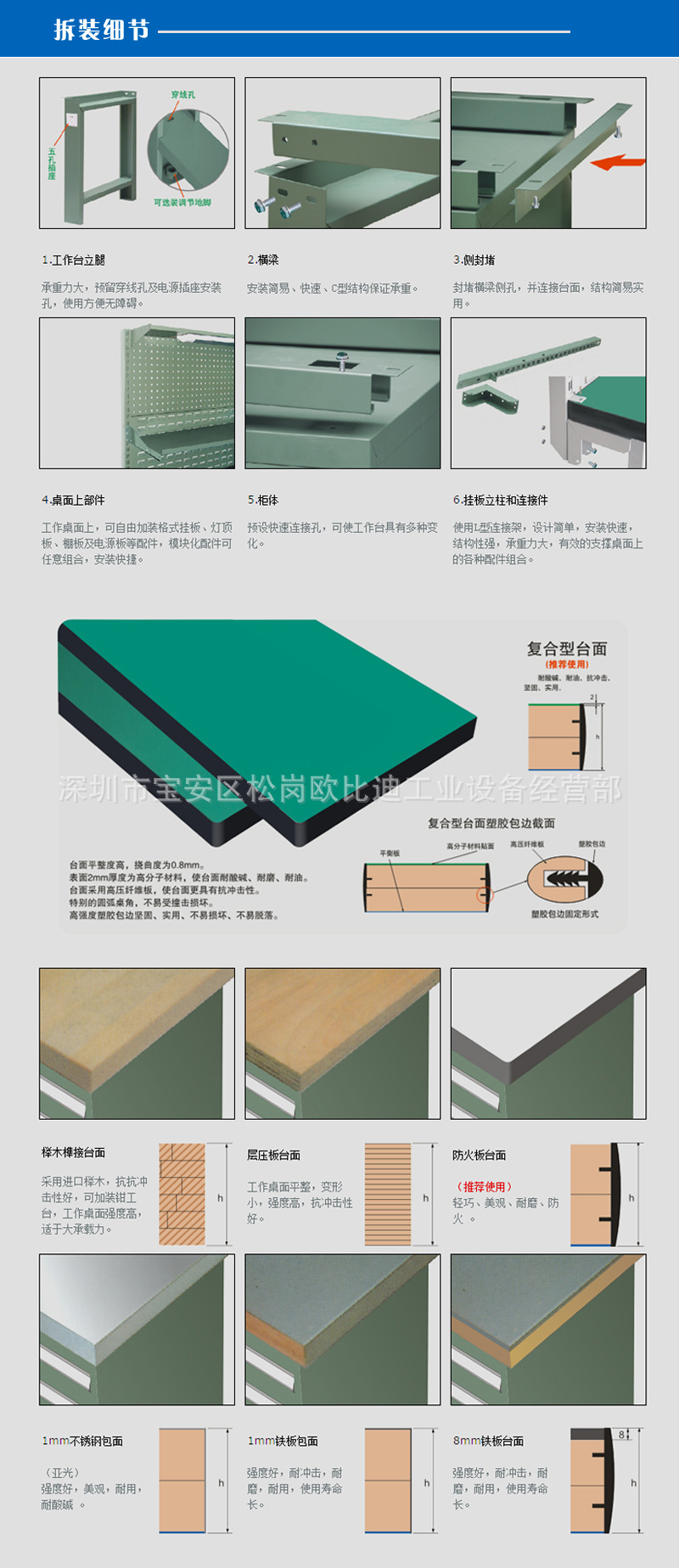 复合板工作台图片02