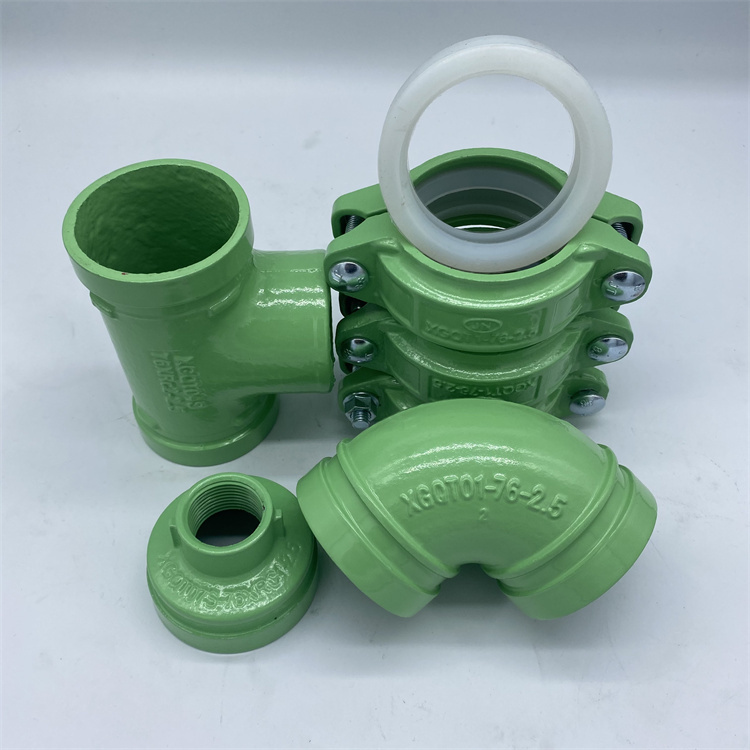  快速链接管件 沟槽弯头 龙塑管件实力厂家