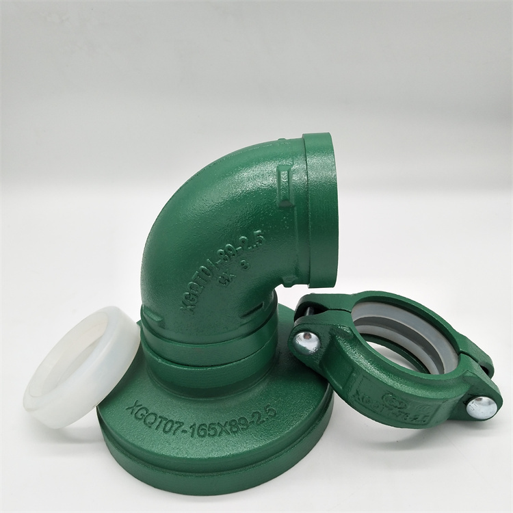 龙塑管件 沟槽管件 消防沟槽弯头 厂家