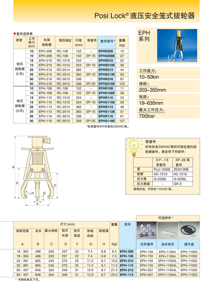 液压安全笼式拔轮器详情2