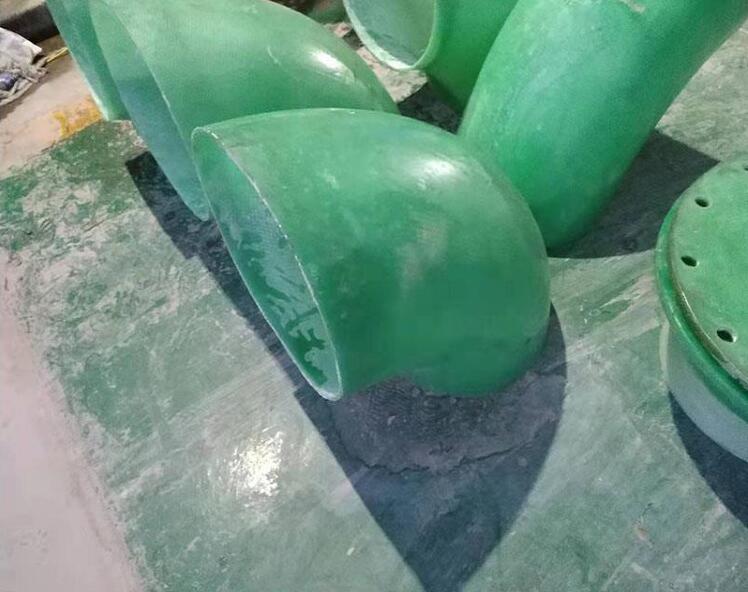 沃瀚牌玻璃钢法兰管件弯头