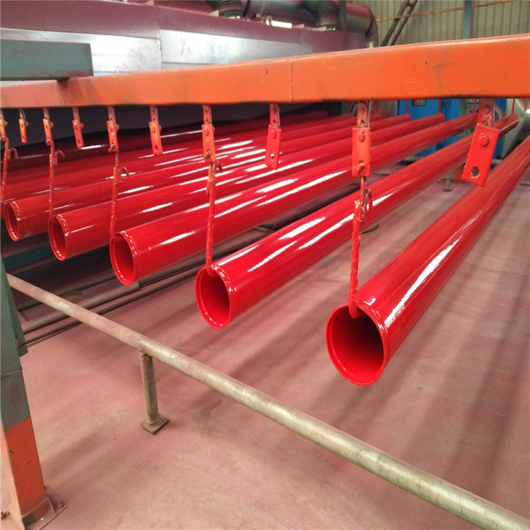 宁夏 涂塑钢管管件 外涂塑钢管 浩迪管道厂家