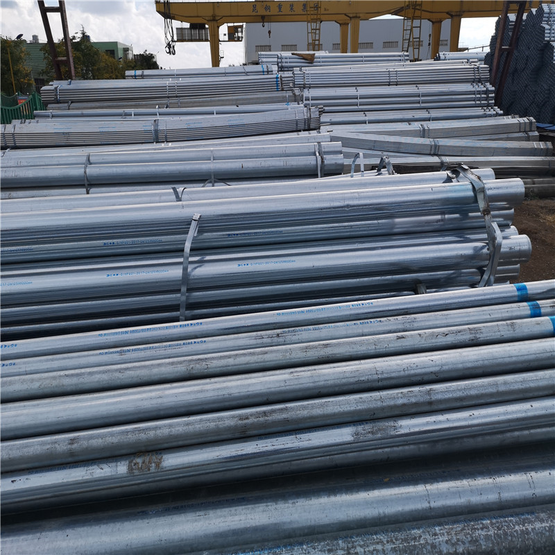 云南镀锌圆管 焊管 黑退火圆管云南东川 镀锌管材管件 方矩管 螺旋管批发