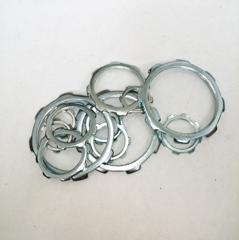 浙江舟山易科品牌花边镀锌管并帽 水管根母 接头管件紧固螺母批发零售