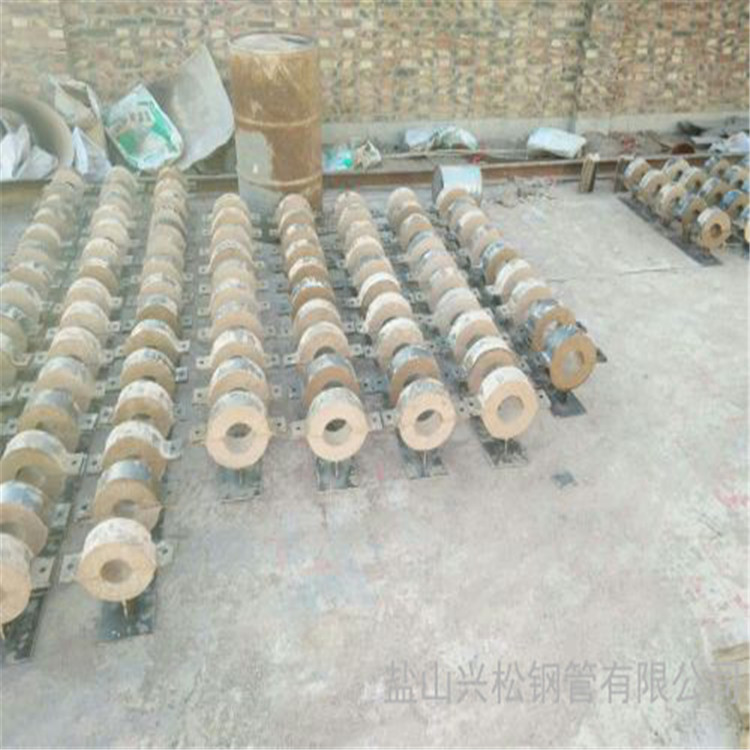 海南   低能耗热网专用隔热滑动管托    长输热网低能耗隔热固定管托   兴松管件厂家