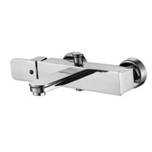 淋浴龙头 全铜镀铬浴室三联沐浴浴缸冷热水龙头 挂壁花洒水龙头