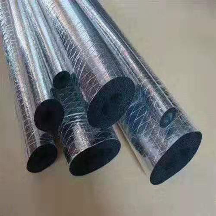 贴铝箔橡塑材料 **铝箔橡塑板 供应贴铝箔橡塑保温材料 茂业