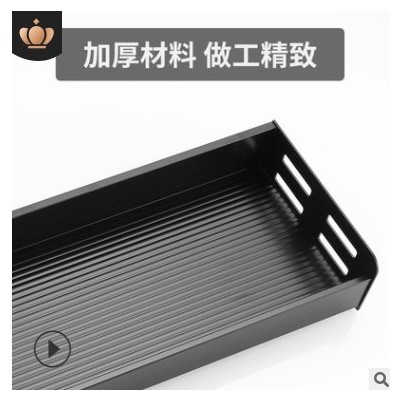 免打孔厨房收纳置物架 多功能壁挂式调料架筷子抹布架刀架碗碟架
