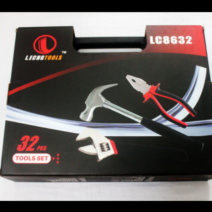 高品质家用组合工具箱 车载五金工具 碳钢工具套装 带锯子8632图2