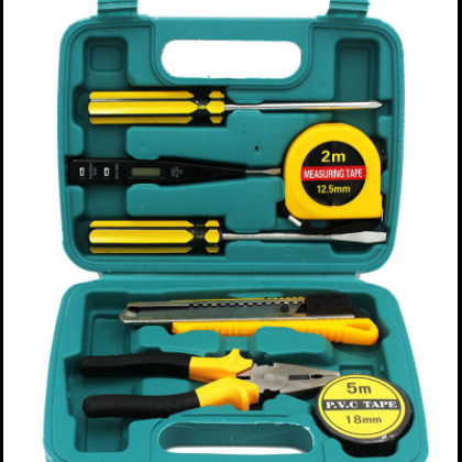 8件套广告礼品五金工具箱车用维修工具箱套装家用组合工具8008E图2