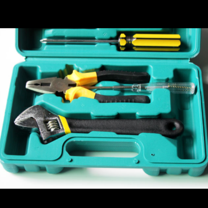 SNJUE组合工具箱套装8件套车载五金工具手动家用工具扳手8008图2