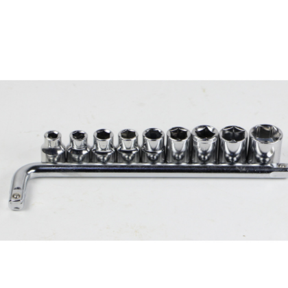 10件套套筒组套套筒工具箱组合工具套装汽修工具车用轮胎工具图2