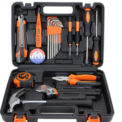 SNJUE五金工具套装 家用手动工具组套扳手螺丝刀汽车维修工具图2