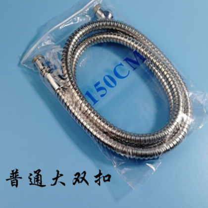 厂家批发 高档不锈钢花洒软管 铜芯 1.5米防爆莲蓬头卫浴淋浴软管图2