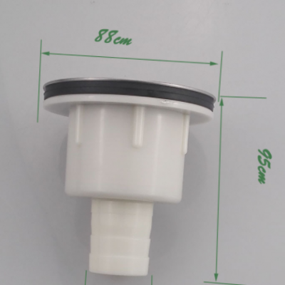 厂家直销塑料螺帽拖把池下水器 不锈钢提拉去水器40 50水槽下水