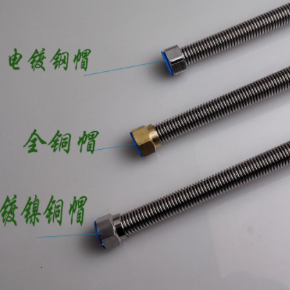 4分加密不锈钢波纹管密波管 进水软管 太阳能热水器防爆进水管图3