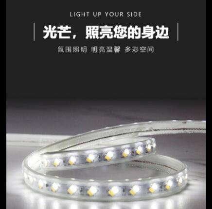 白光暖光led灯带 户外防水卧室装饰灯 120灯珠5.6元/m 五色批发图2